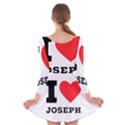 I love joseph Long Sleeve Velvet Skater Dress View2