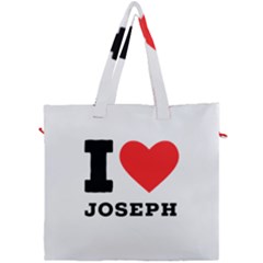 I Love Joseph Canvas Travel Bag by ilovewhateva