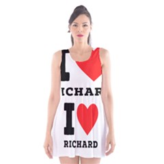 I Love Richard Scoop Neck Skater Dress by ilovewhateva