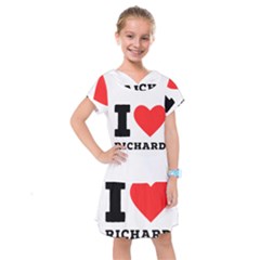 I Love Richard Kids  Drop Waist Dress by ilovewhateva