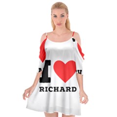 I Love Richard Cutout Spaghetti Strap Chiffon Dress by ilovewhateva