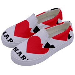 I Love Richard Kids  Canvas Slip Ons by ilovewhateva