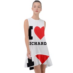 I Love Richard Frill Swing Dress by ilovewhateva