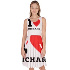 I Love Richard Knee Length Skater Dress With Pockets by ilovewhateva