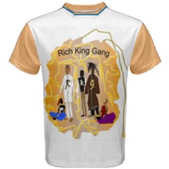 08b Rich Kings Gangs Men s Cotton Tee by tratney