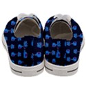 Flower Vase Pattern Men s Low Top Canvas Sneakers View4