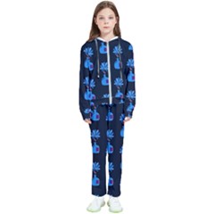 Flower Vase Pattern Kids  Tracksuit by Ravend