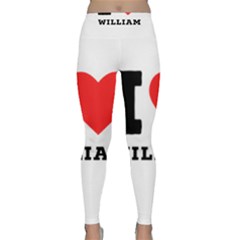 I Love William Classic Yoga Leggings by ilovewhateva