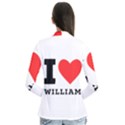 I love william Drape Collar Cardigan View2