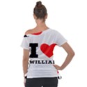 I love william Off Shoulder Tie-Up Tee View2