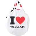 I love william Giant Round Zipper Tote View2