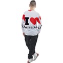 I love william Men s Long Sleeve Raglan Tee View2