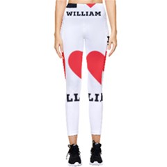 I Love William Pocket Leggings  by ilovewhateva