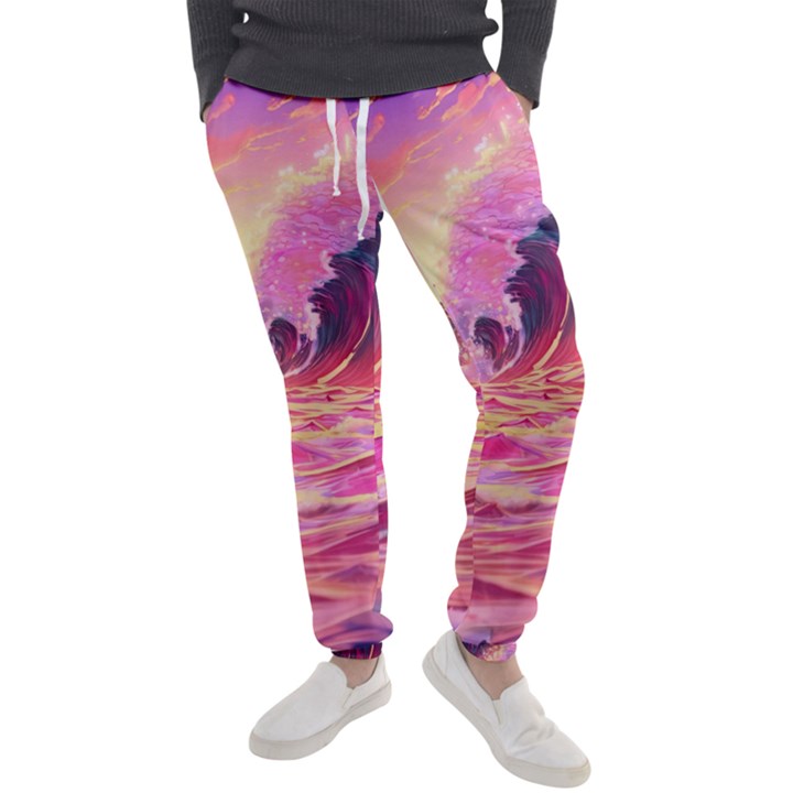 Wave Waves Ocean Sea Men s Jogger Sweatpants