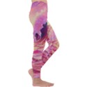 Wave Waves Ocean Sea Kids  Lightweight Velour Leggings View3