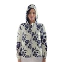 Flower Roses Rose Floral Flora Pattern Vintage Women s Hooded Windbreaker View1