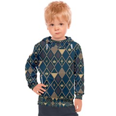 Background Non Seamless Pattern Kids  Hooded Pullover