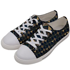 Background Non Seamless Pattern Men s Low Top Canvas Sneakers