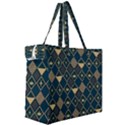 Background Non Seamless Pattern Canvas Travel Bag View3