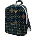 Background Non Seamless Pattern Zip Up Backpack View1