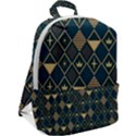 Background Non Seamless Pattern Zip Up Backpack View2