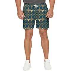 Background Non Seamless Pattern Men s Runner Shorts by Ravend