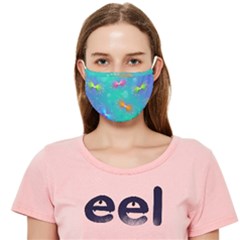 Non Seamless Pattern Blues Bright Cloth Face Mask (adult) by Ravend