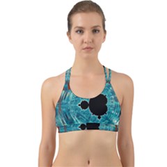 Fractal Abstract Background Back Web Sports Bra by Ravend