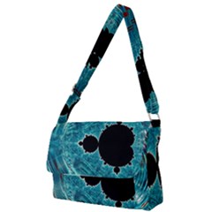 Fractal Abstract Background Full Print Messenger Bag (s) by Ravend