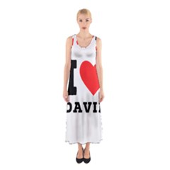 I Love David Sleeveless Maxi Dress by ilovewhateva