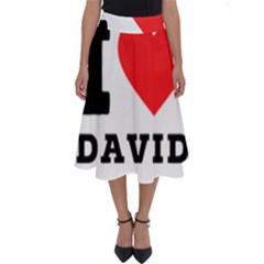 I Love David Perfect Length Midi Skirt by ilovewhateva