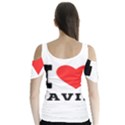 I love david Butterfly Sleeve Cutout Tee  View2