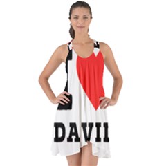 I Love David Show Some Back Chiffon Dress by ilovewhateva