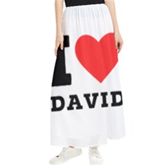 I Love David Maxi Chiffon Skirt by ilovewhateva