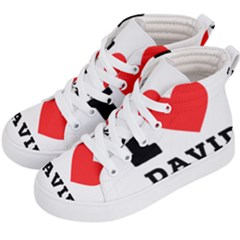 I Love David Kids  Hi-top Skate Sneakers by ilovewhateva