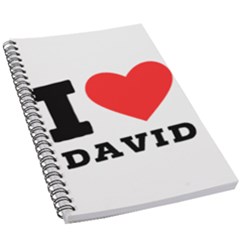 I Love David 5 5  X 8 5  Notebook by ilovewhateva