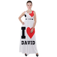 I Love David Empire Waist Velour Maxi Dress by ilovewhateva