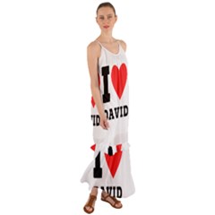 I Love David Cami Maxi Ruffle Chiffon Dress by ilovewhateva