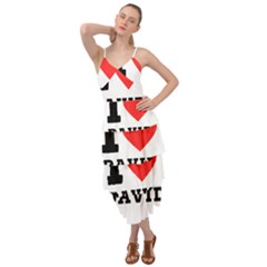 I Love David Layered Bottom Dress by ilovewhateva