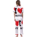 I love david Kids  Satin Short Sleeve Pajamas Set View2