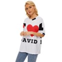 I love david Oversized Basic Tee View2