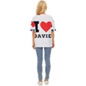 I love david Oversized Basic Tee View4