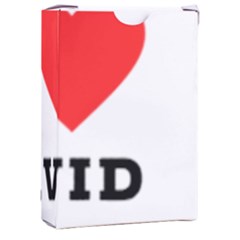 I Love David Playing Cards Single Design (rectangle) With Custom Box by ilovewhateva