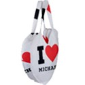 I love michael Giant Heart Shaped Tote View4