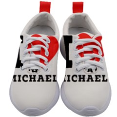 I Love Michael Kids Athletic Shoes by ilovewhateva