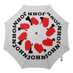 I Love John Hook Handle Umbrellas (large) by ilovewhateva