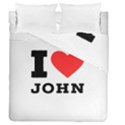 I love john Duvet Cover Double Side (Queen Size) View1