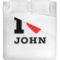 I love john Duvet Cover Double Side (King Size) View1