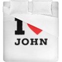 I love john Duvet Cover Double Side (King Size) View2