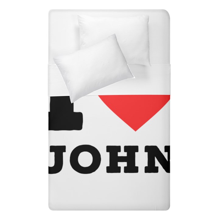 I love john Duvet Cover Double Side (Single Size)